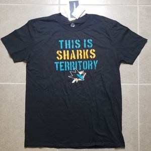 San Jose Sharks Territory Black NHL Hockey T-Shirt